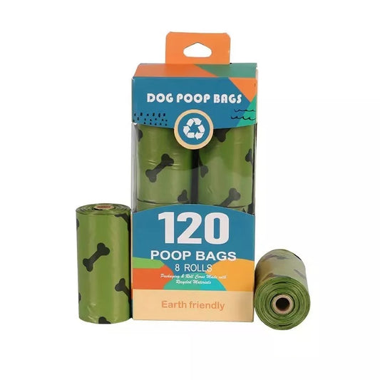 120 Large Biodegradable Dog Poop Bags/Waste Bags/High Quality/ Heavy Duty