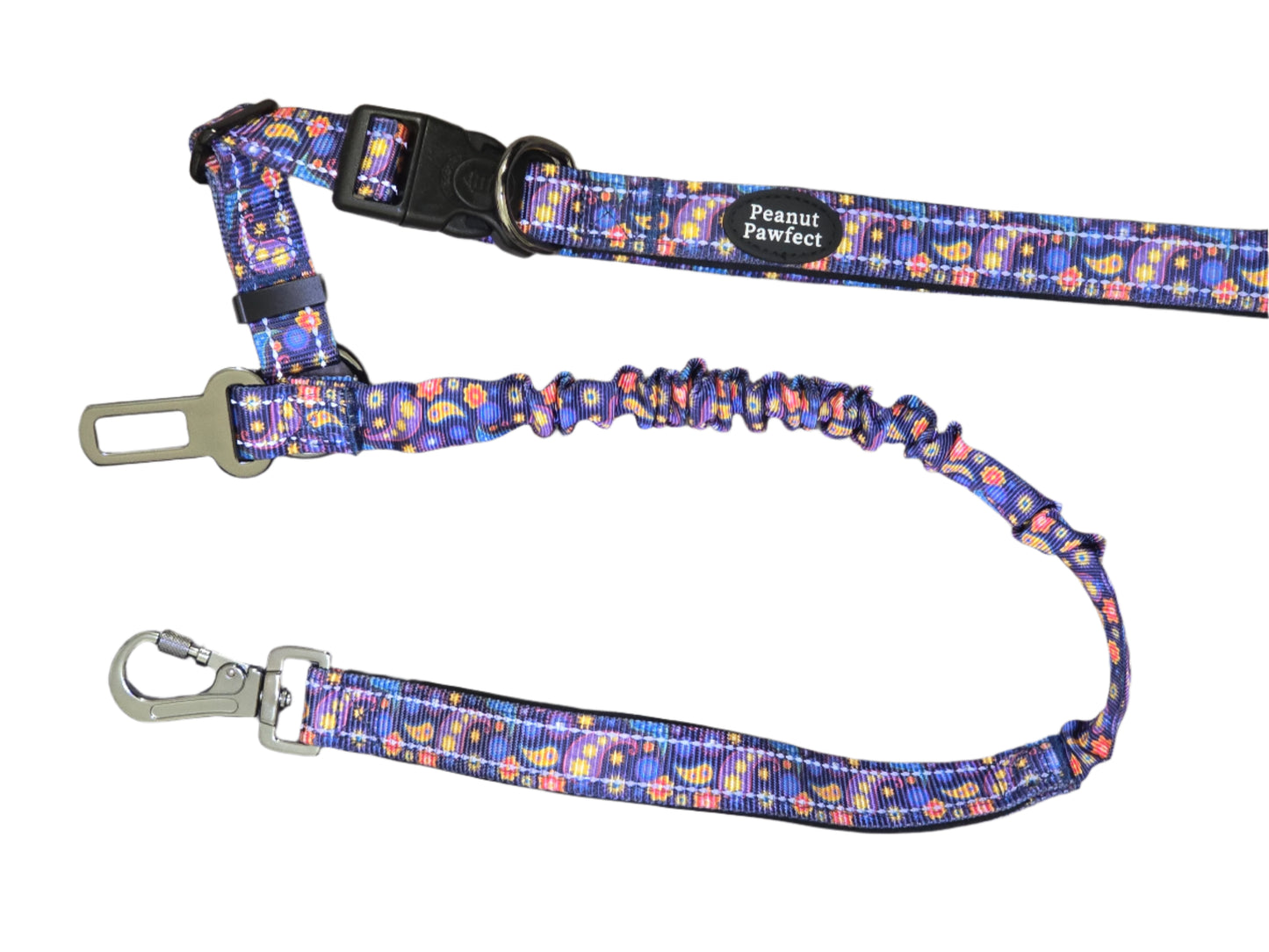 ✨ 6-in-1 Dog Multipurpose Leash 🎨Paisley Paws ✨