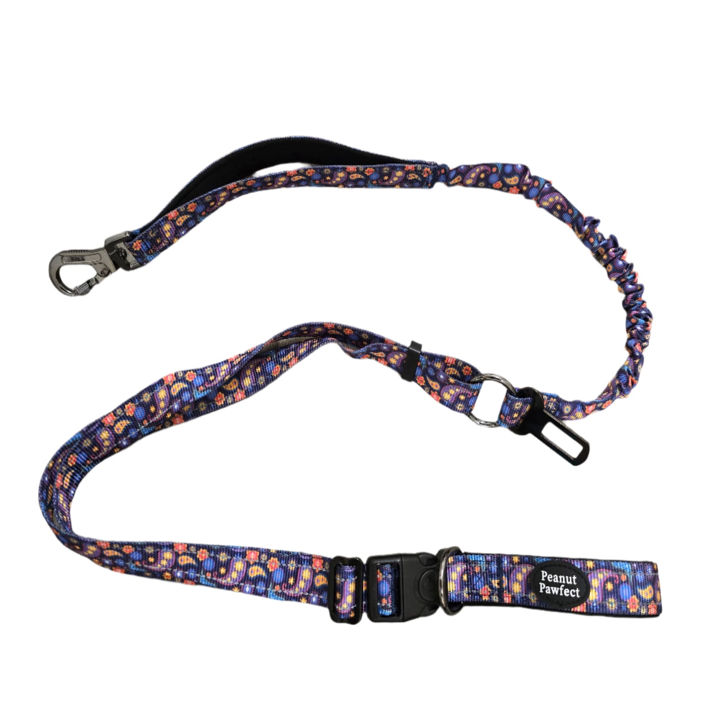 ✨ 6-in-1 Dog Multipurpose Leash 🎨Paisley Paws ✨