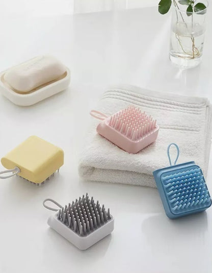 Ultimate 3-in-1 Dog Care Bundle: Massage Bath Brush, Poo Bag Dispenser, and Food Scoop